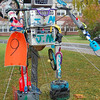SmugMug > keywords > humber > “Junk Man” scarecrow group members Connor Anderson, Dan Spillane, Kyle Humber and Alec DaPra plan to donate their group’s winning money to the Newtown Dog Pound. The boys finished in second place in the 2009 NMS Sculpted Scarecrow Contest.  (Hallabeck photo)